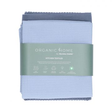 Theedoek Tundra + Keukendoek Forest Blue 